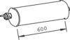 DINEX 36313 Middle Silencer